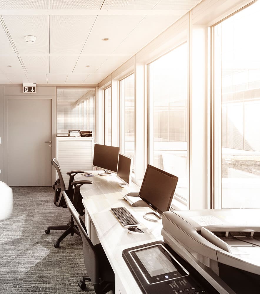 Les bureaux à Lausanne de PLUS SA, PLUS Assurance courtiers en assurances et conseil RH
